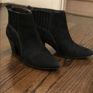 Firth Black Suede Boots size 7